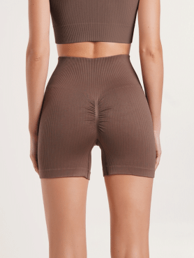 Шорти Giulia SHORTS RIB SHAPE, розмір S/M,deep taupe фото 4