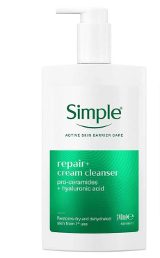 Средство для умывания Simple Active Skin Barrier Care с про-керамидами и гиалуроновой кислотой, 240 мл