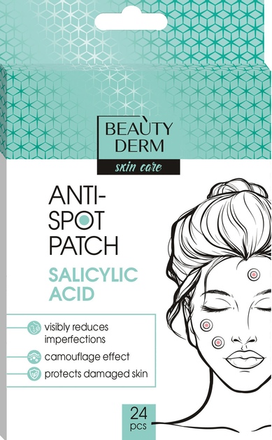 Патчі Beauty Derm проти недоліків з саліциловою кислотою 24 шт.