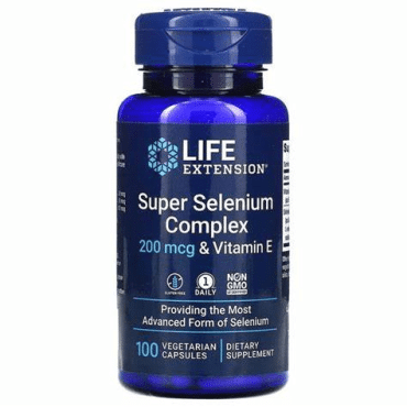 Капсули Life Extension Супер комплекс селену з вітаміном Е 200 мкг №100