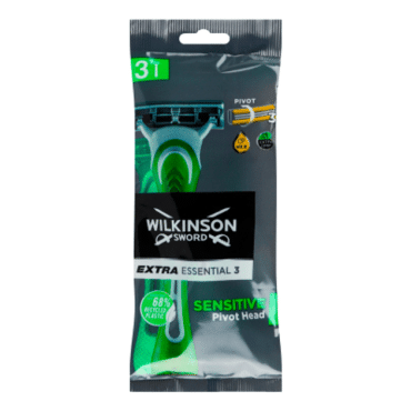 Wilkinson Extra Essential 3 Sensitive станки одноразові чоловічі 3+1 шт фото 1
