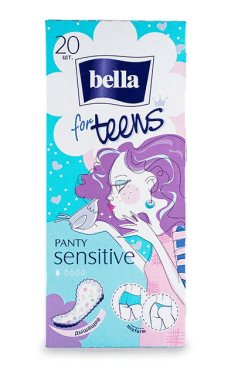 Bella прокладки ежедневные Panty For teens Sensitive, 20 шт
