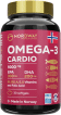 Омега-3 NORDWAY Cardio 1000 мг у м’яких капсулах, 30 шт