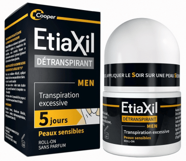 Антиперсперант шариковый Etiaxil Men Sensitive мужской для чувствительной кожи длительного действия, 15 мл