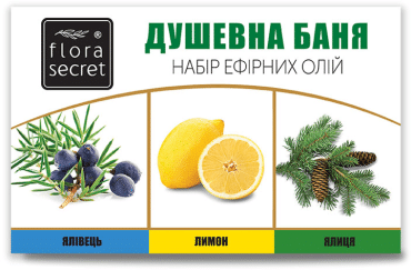 Набір ефірних олій для сауни Flora Secret Душевна баня (3штх10мл), 1шт фото 1