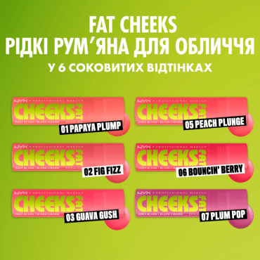 Румяна для лица NYX Professional Makeup Fat Cheeks Juicy Blush жидкие тон 01, 8 мл фото 3