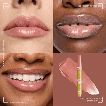 Блеск-бальзам для губ NYX Professional Makeup Fat Oil Slick Click тон 14, 2 г фото 1