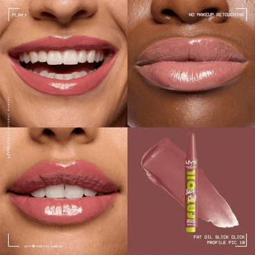 Блеск-бальзам для губ NYX Professional Makeup Fat Oil Slick Click тон 18, 2 г фото 1