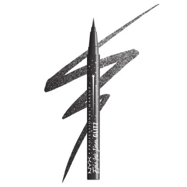 Підводка-фломастер для очей NYX Professional Makeup Epic Ink Glitz водостійка тон 06 Graphite, 1 мл фото 1