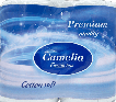 Туалетная бумага Camelia Premium 3 слоя, 4 рулона