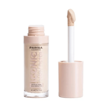 Тональная основа флюид PARISA Iconic Glow Filter 601 Porcelain glow, 20 мл фото 1