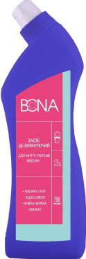 Засіб дезінфікуючий Bona для миття унітазів океан 750 мл