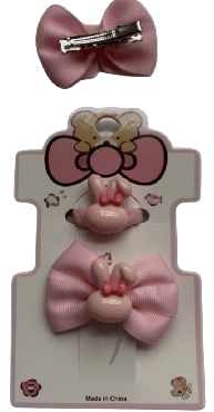 Набор для волос Violetta детский (1 резинка + 2 зажима) 1 шт