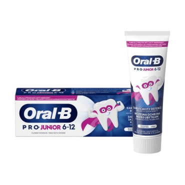 Зубна паста ORAL-B Pro Junior для дітей Ніжний смак у віці від 6 до 12 років, 75 мл
