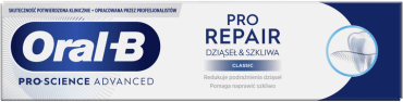 Зубная паста ORAL-B Pro-Science Восстановление десен и эмали Классическая 75 мл фото 1