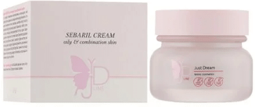 Крем для обличчя Just Dream teens cosmetic для жирної та комбінованої шкіри sebaril 50 мл фото 1