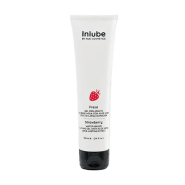 Їстівний лубрикант на водній основі Nuei Inlube Water-Based Sliding Gel, полуниця, 100 мл