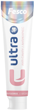 Зубна паста від карієсу Fesco Ultra Anti-cavity, 100мл