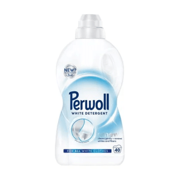 Гель для деликатной стирки Perwoll Renew White Detergent для светлых и белых вещей, 40 стирок, 2 л
