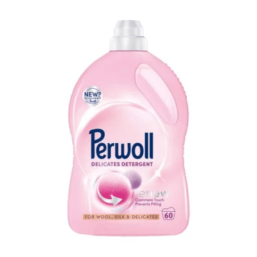 Гель для делікатного прання Perwoll Renew Delicates Detergent для вовни, шовку та делікатних тканин, 60 прань, 3 л