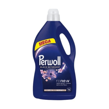 Гель для деликатной стирки Perwoll Renew Black Detergent Dark Bloom Восстановление и аромат, для темных вещей,75 стирок, 3,750 л