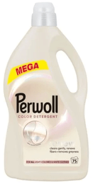 Гель для делікатного прання Perwoll renew white detergent для світлих та білих речей 75 прань 3.750 л