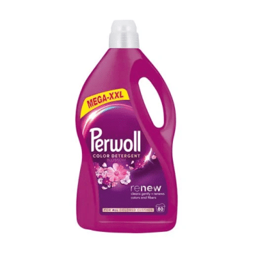 Гель для делікатного прання Perwoll Renew Color Detergent Blossom Відновлення та аромат, для кольорових речей, 80 прань, 4 л