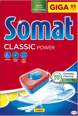 Таблетки для посудомоечной машины Somat Классик, 95 шт