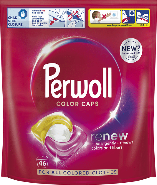 Капсули для прання Perwoll для кольорових речей 46 шт