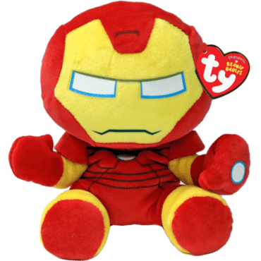 М'яка іграшка TY Marvel Залізна людина 15 см, 1 шт.