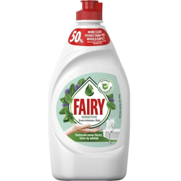 Средство для мытья посуды Fairy Сенситив Чайное дерево и мята, 900 мл