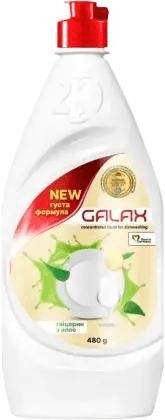Засіб для миття посуду Galax Гліцерин з алое вера 950 г