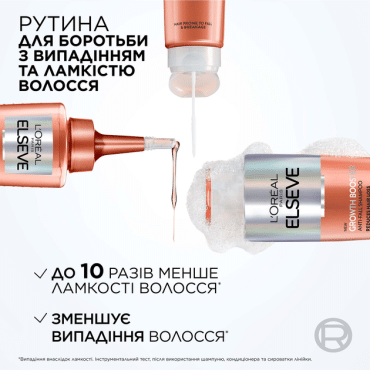Кондиціонер Elseve Growth Booster для боротьби з випадінням та ламкістю волосся 150 мл фото 7
