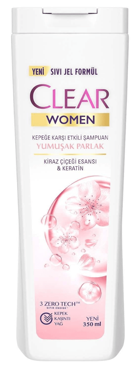 Шампунь проти лупи Clear Women м'якість та блиск 350 мл