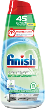 Гель для посудомийних машин 0% Finish power all in 1, 900 мл
