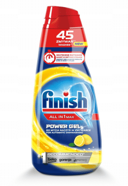 Гель лимон для посудомийних машин Finish Power, 900 мл