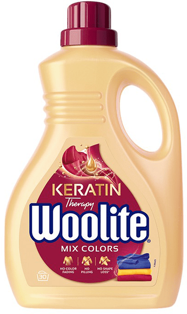 Засіб для прання Woolite для кольорових тканин з Кератином 1.8 л