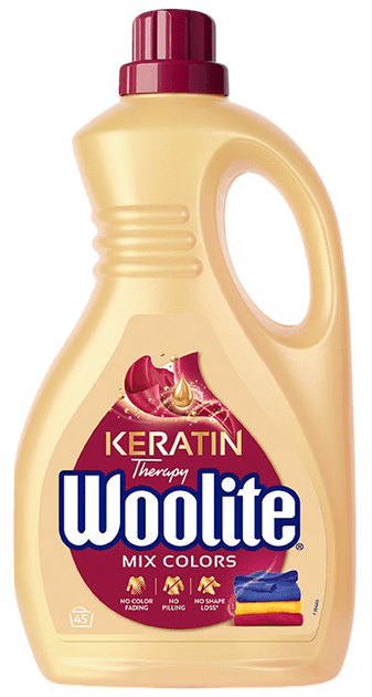 Засіб для прання Woolite для кольорових тканин з Кератином 2.7 л