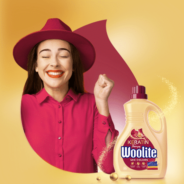 Засіб для прання Woolite для кольорових тканин з кератином 3.6 л фото 1