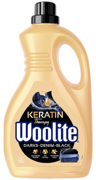 Средство для стирки Woolite для черных и джинсовых тканей с кератином 2.7 л