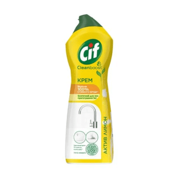 Крем для чистки Cif Актив Лимон, 750 мл