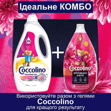 Кондиціонер для білизни Coccolino Ultimate Care Fuchsia Passion ПРИСТРАСНА ФУКСІЯ 58 циклів прання, 870 мл фото 7