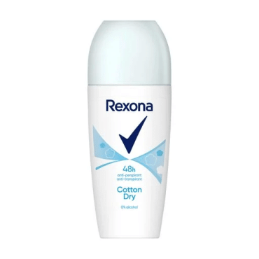 Антиперспирант шариковый REXONA лёгкость хлопка 48 часов, 50 мл