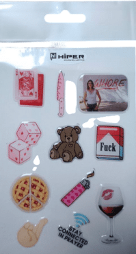 Стикеры 3D «Мемы и Тренды» Hiper в ассортименте (10×15 см) 1 набор