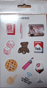 Hiper Стикеры виниловые «Мемы и Тренды» в ассортименте 10х15 см, 1 набор