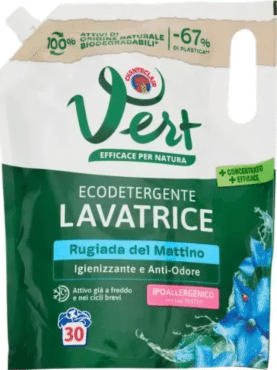 Гель для прання ChanteClair Vert Ранкова роса запаска 30 прань 1.2 л