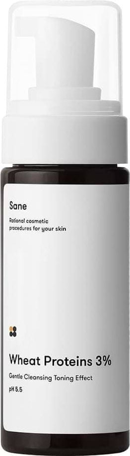 Пінка для вмивання Sane Cleansing Foam Wheat Proteins 3% з протеїнами пшениці 3%, 150 мл