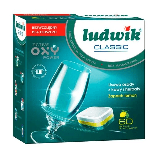 Засіб для посудомийних машин Ludwik Classic таблетки 60 шт.