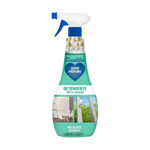 Засіб для миття скла Coccolatevi Muschio bianco з ароматом білого мускусу 750 мл