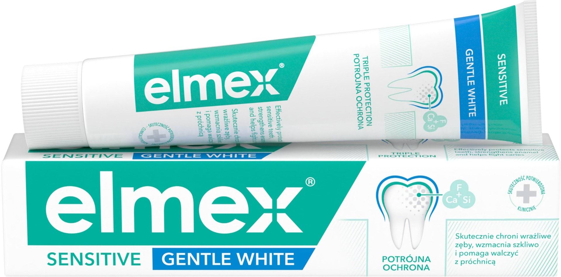 Зубна паста Elmex Gentle White Сенситив Плюс, 75 мл
